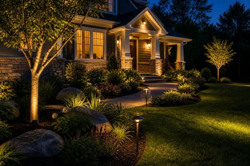 Fence Lighting Installation in Heber City, UT